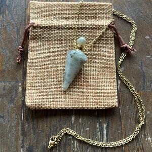 Labradorite Pendulum Bottle Labradorite Perfume Bottle Necklace Real Labradorite